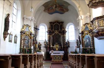 St. Martin Haunkenzell Innenansicht